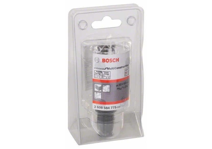 Scie-trépan Endurance for Multi Construction 20 mm, 3 - 2608584775 - Bosch