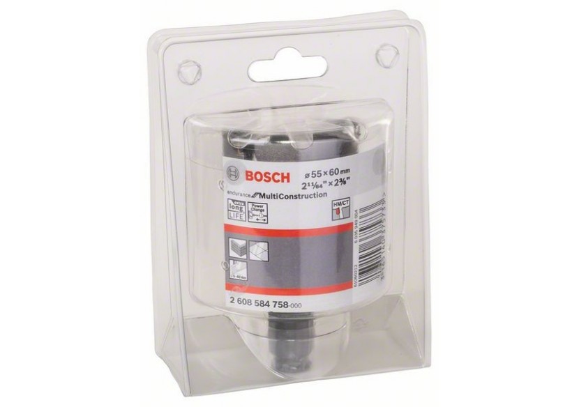 Scie-trépan Endurance for Multi Construction 55 mm, 3 - 2608584758 - Bosch
