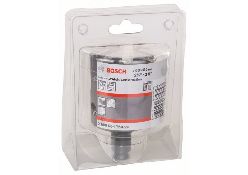 Scie-trépan Endurance for Multi Construction 60 mm, 4 - 2608584760 - Bosch