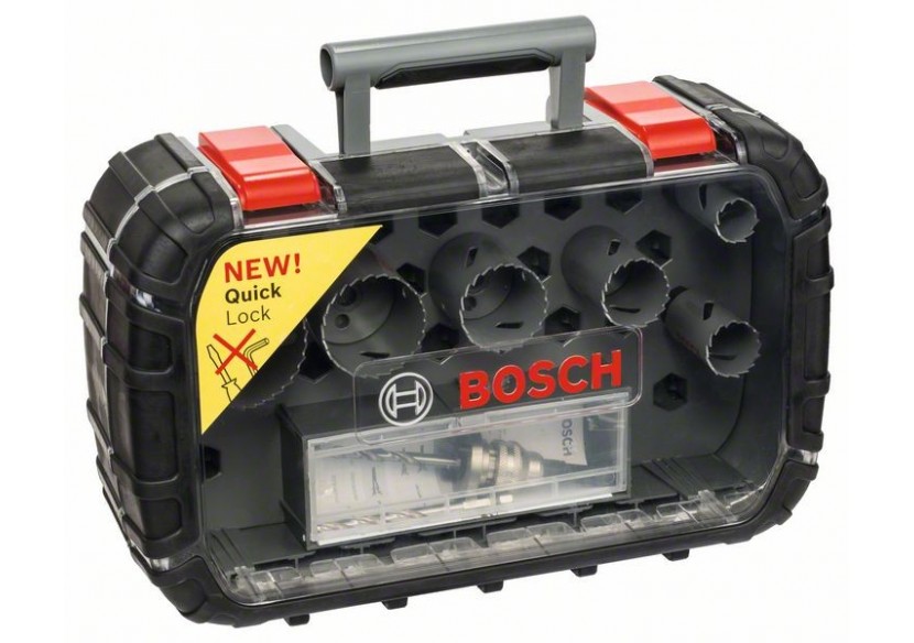 Coffret 6 scies trépans HSS BIM Vissée Bois & Métal Ø222935445164mm - 2608580885 - Bosch