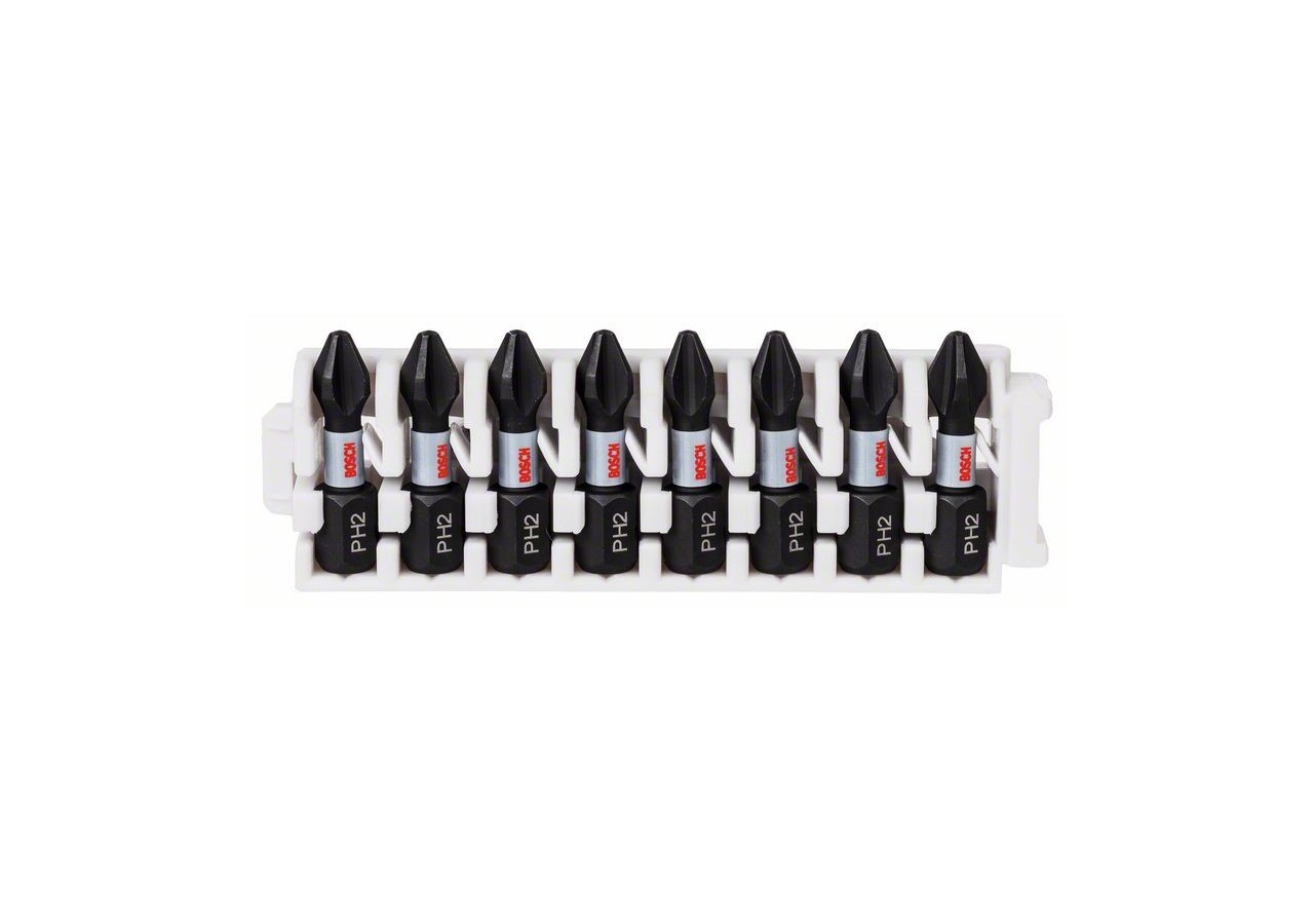Set d’embouts de vissage Impact Control, 8 pièces  Pack de 8 (index) - 2608522324 - Bosch