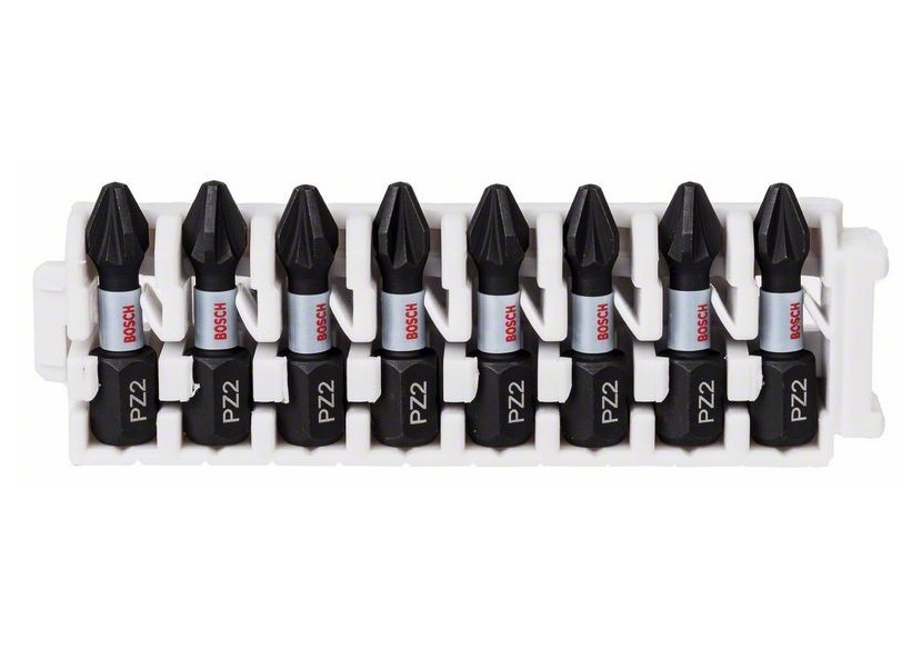 Set d’embouts de vissage Impact Control, 8 pièces  Pack de 8 (index) - 2608522325 - Bosch