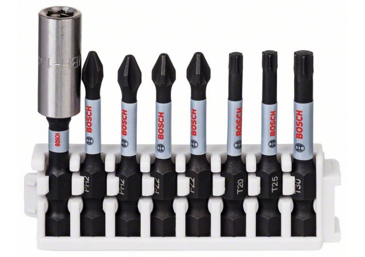 Set d’embouts de vissage Impact Control, 8 pièces  Pack de 8 (index) - 2608522326 - Bosch