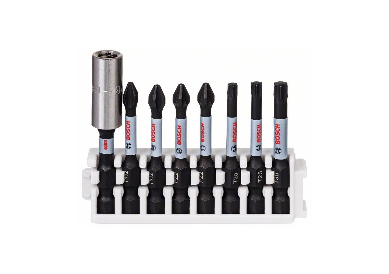 Set d’embouts de vissage Impact Control, 8 pièces  Pack de 8 (index) - 2608522326 - Bosch