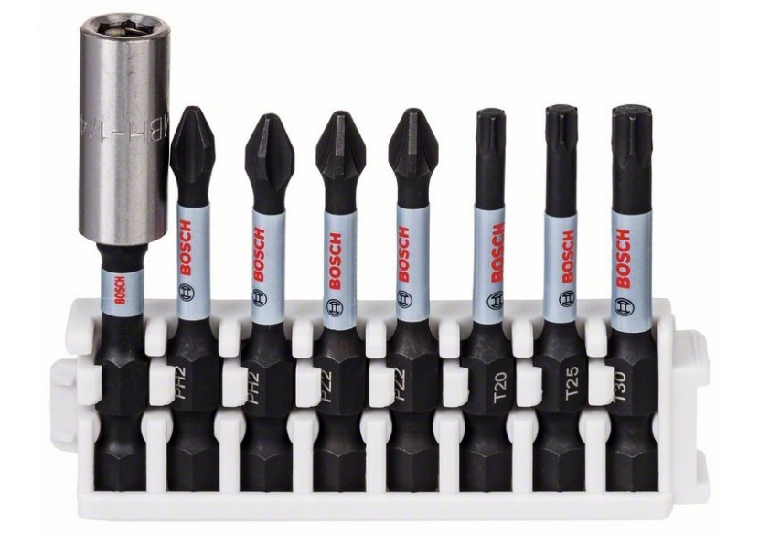 Set d’embouts de vissage Impact Control, 8 pièces  Pack de 8 (index) - 2608522326 - Bosch
