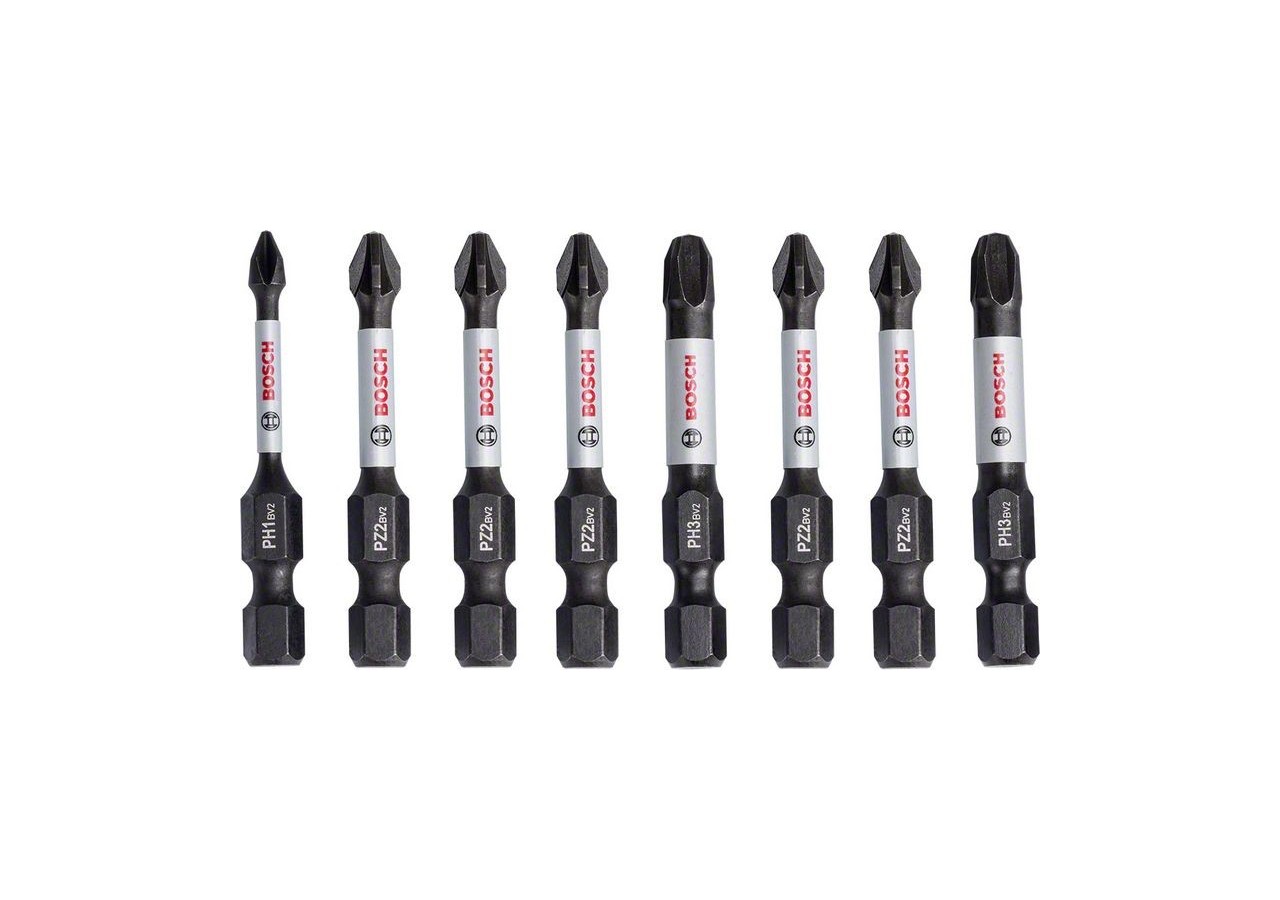 Set d’embouts de vissage Impact Control, 8 pièces  Pack de 8 (index) - 2608522328 - Bosch