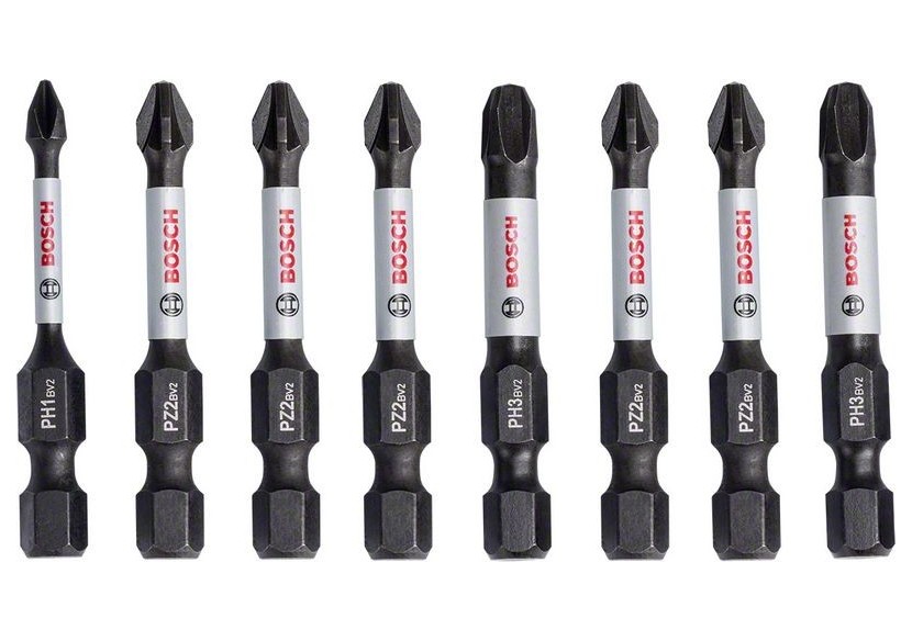 Set d’embouts de vissage Impact Control, 8 pièces  Pack de 8 (index) - 2608522328 - Bosch