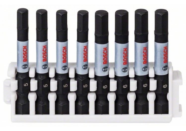 Set d’embouts de vissage Impact Control, 8 pièces  Pack de 8 (index) - 2608522332 - Bosch