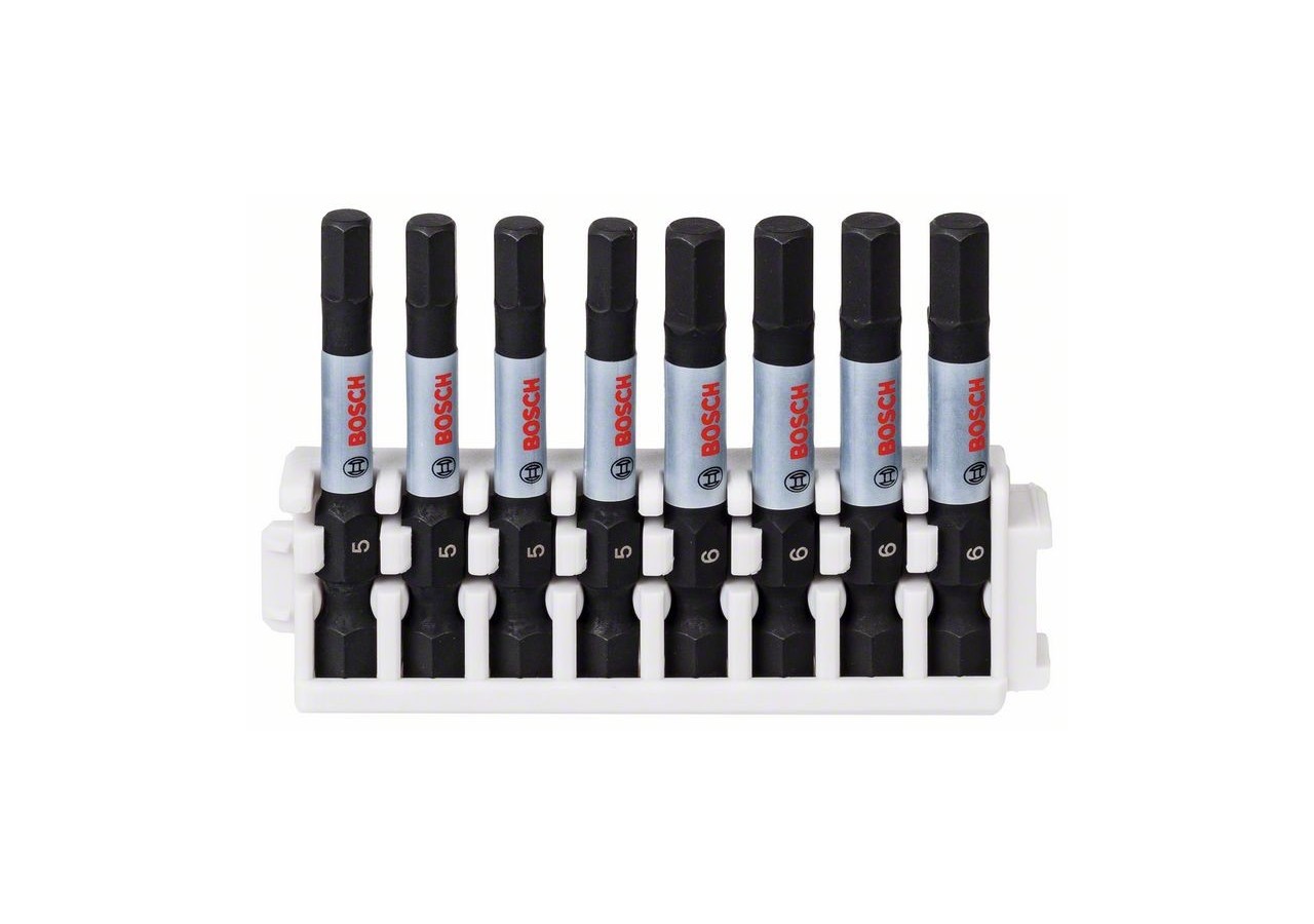 Set d’embouts de vissage Impact Control, 8 pièces  Pack de 8 (index) - 2608522332 - Bosch