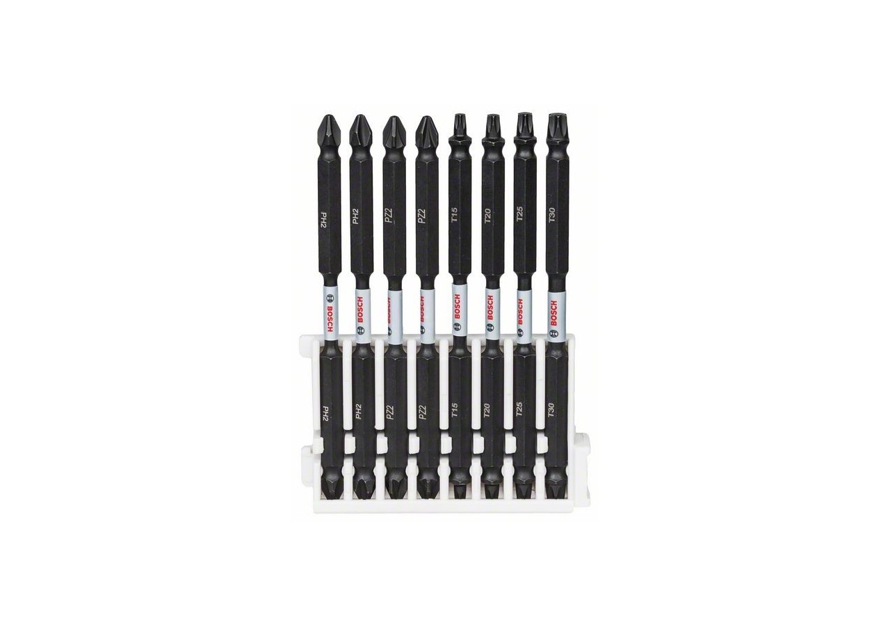 Set d’embouts de vissage Impact Control, 8 pièces  Pack de 8 (index) - 2608522346 - Bosch