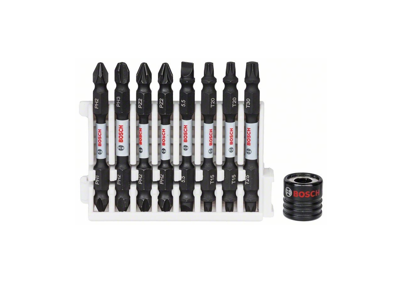 Set d’embouts de vissage Impact Control, 9 pièces  Pack de 9 (index) - 2608522345 - Bosch
