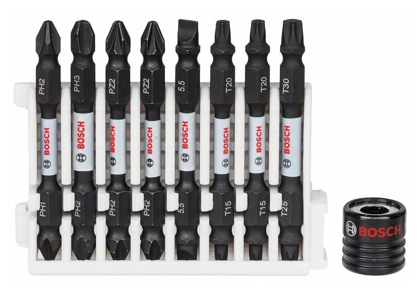 Set d’embouts de vissage Impact Control, 9 pièces  Pack de 9 (index) - 2608522345 - Bosch