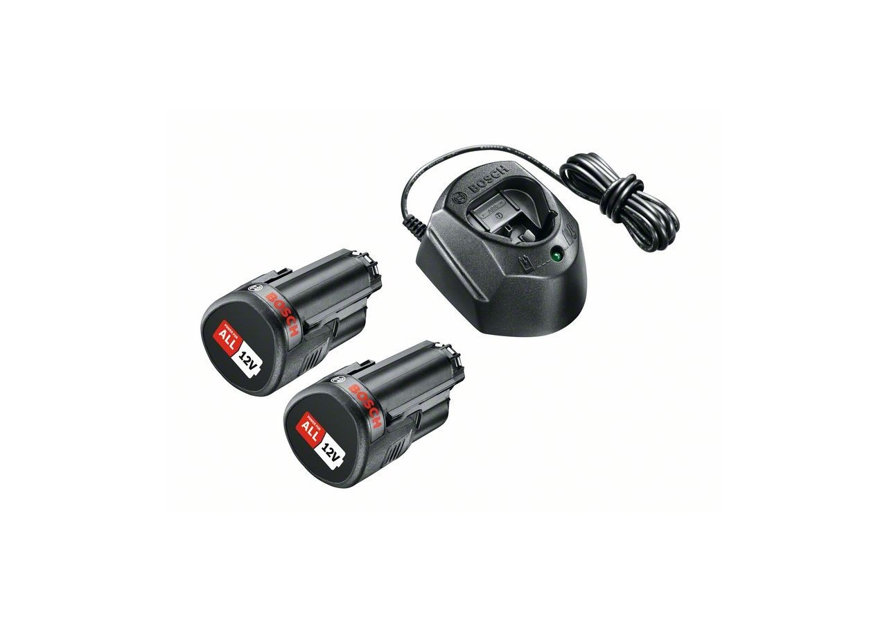 Starter Set 12V 2 batteries 1,5Ah + chargeur GAL 1210 - 1600A01L3E - Bosch