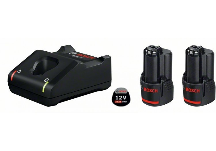 Starter Set 2x3,0Ah carton - 1600A019RD - Bosch