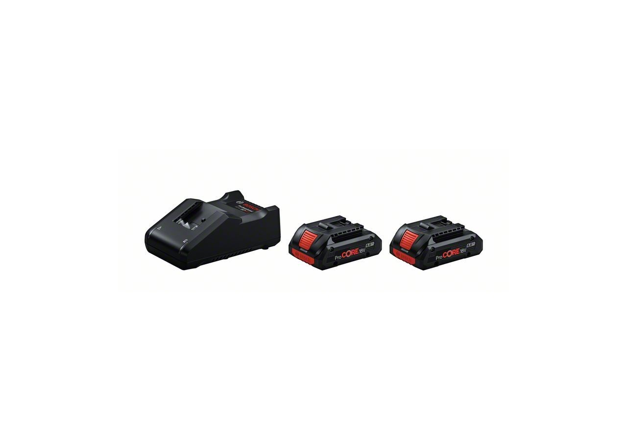 Starter Set ADVANCED 2xProCORE18V 4,0Ah + GAL 18V-40 carton - 1600A01BA3 - Bosch