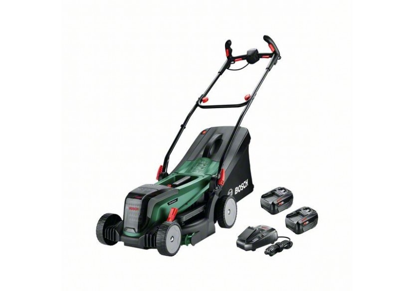 Tondeuse UniversalRotak sans fil 2x18V-37-550 - avec 2 batteries 4,0Ah - 06008B9E00 - Bosch Tondeuse UniversalRotak sans fil 2x18V-37-550 - avec 2 batteries 4,0Ah - 06008B9E00 - Bosch