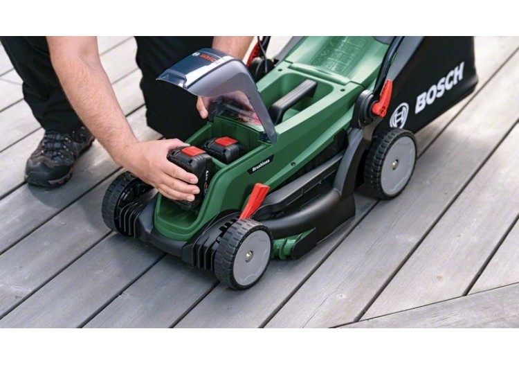 Tondeuse UniversalRotak sans fil 2x18V-37-550 - avec 2 batteries 4,0Ah - 06008B9E00 - Bosch 2