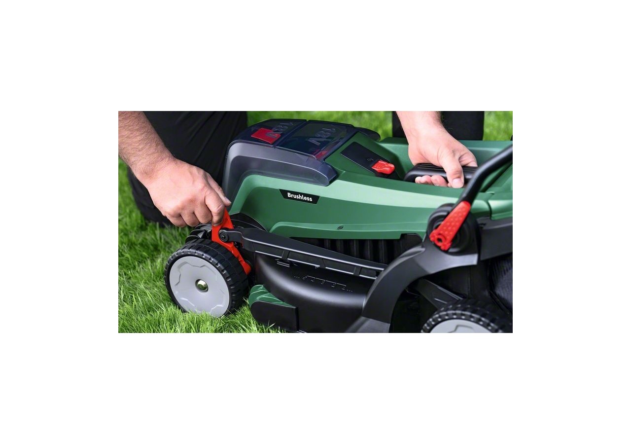 Tondeuse UniversalRotak sans fil 2x18V-37-550 - avec 2 batteries 4,0Ah - 06008B9E00 - Bosch