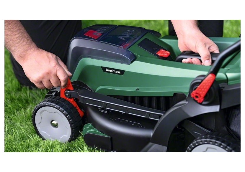 Tondeuse UniversalRotak sans fil 2x18V-37-550 - avec 2 batteries 4,0Ah - 06008B9E00 - Bosch Tondeuse UniversalRotak sans fil 2x18V-37-550 - avec 2 batteries 4,0Ah - 06008B9E00 - Bosch