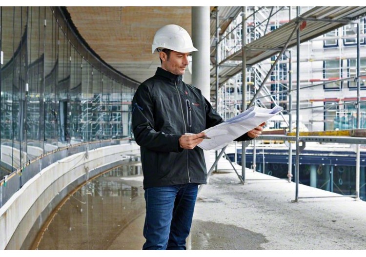 veste chauffante GHJ 12+18V XA + GAA 12V-21 + GBA 12V 2,0Ah + GAL 12V-20 Taille M carton - 06188000FY - Bosch