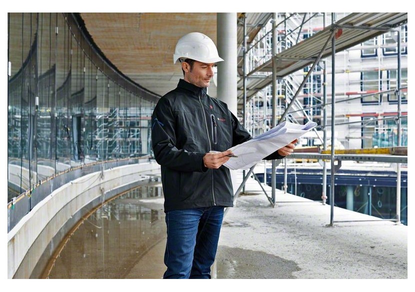 veste chauffante GHJ 12+18V XA + GAA 12V-21 + GBA 12V 2,0Ah + GAL 12V-20 Taille M carton - 06188000FY - Bosch