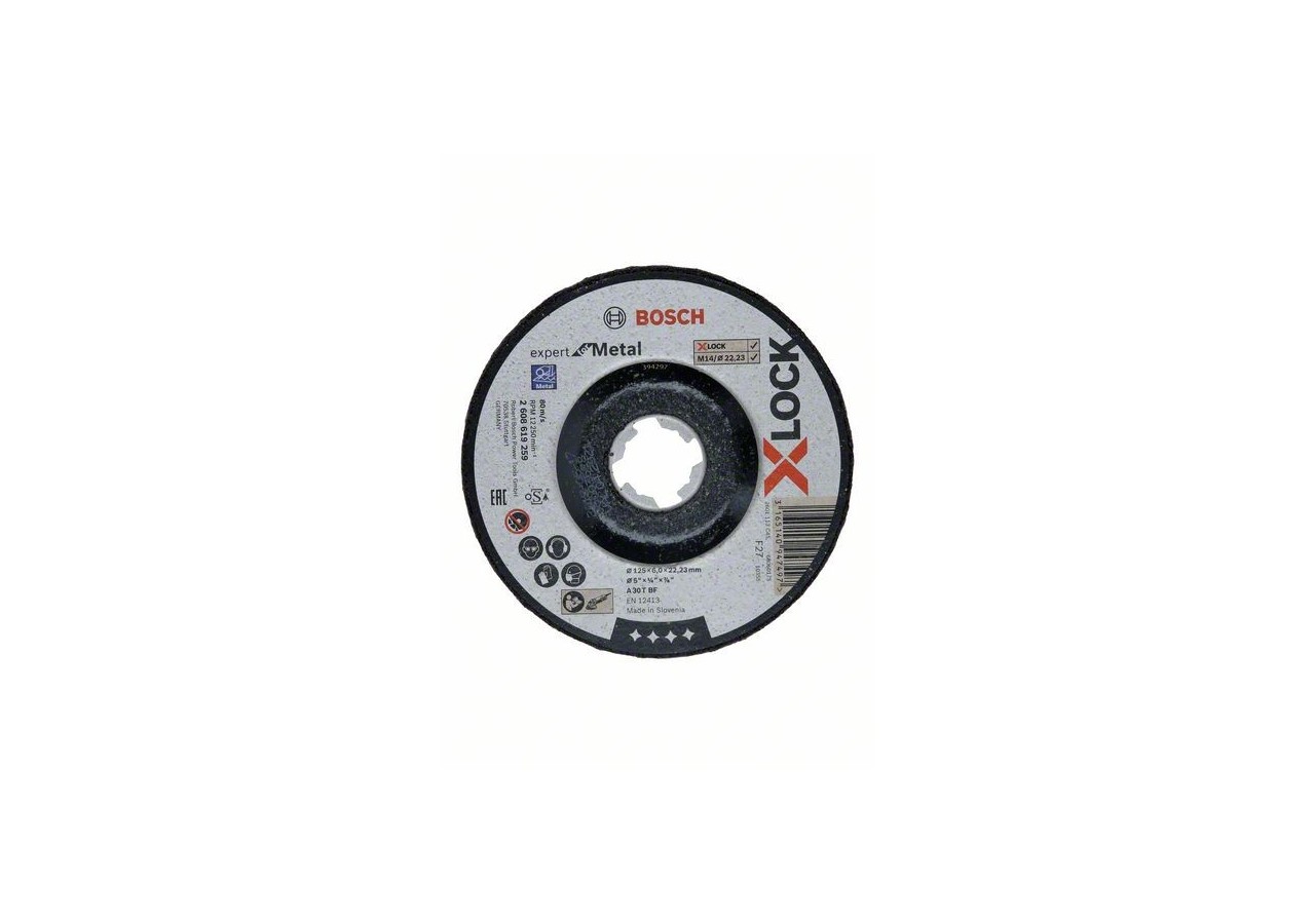 XLock Disque Exp Metal 125x6,0 Deporte - 2608619259 - Bosch