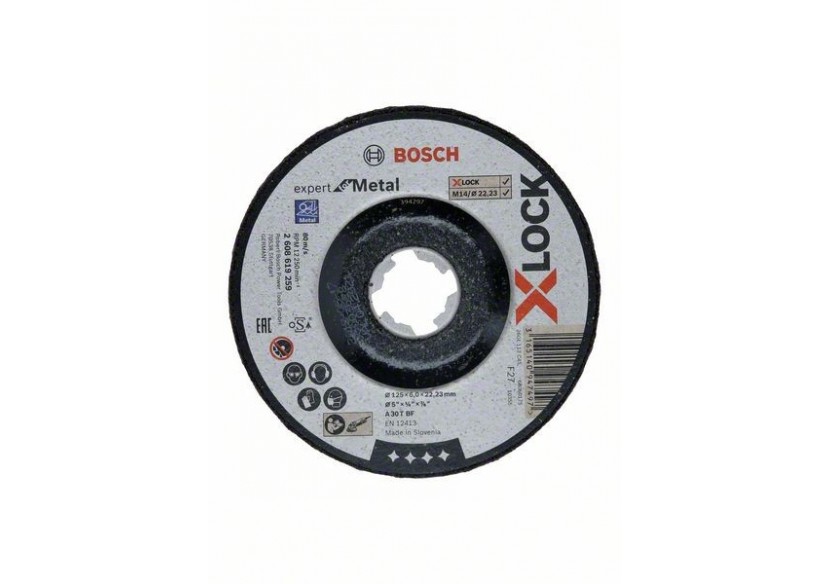 XLock Disque Exp Metal 125x6,0 Deporte - 2608619259 - Bosch