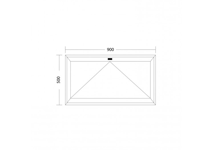 Fenêtre de cave soufflet PVC anthracite vitrée ouvrant haut L 900mm x H 500mm 2