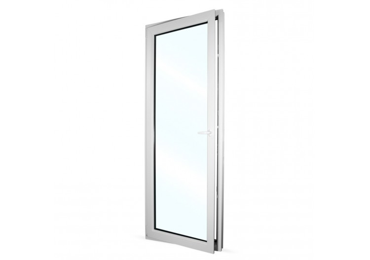 Porte fenêtre oscillo-battante PVC blanc ouvrant gauche L 760mm x H 2150mm