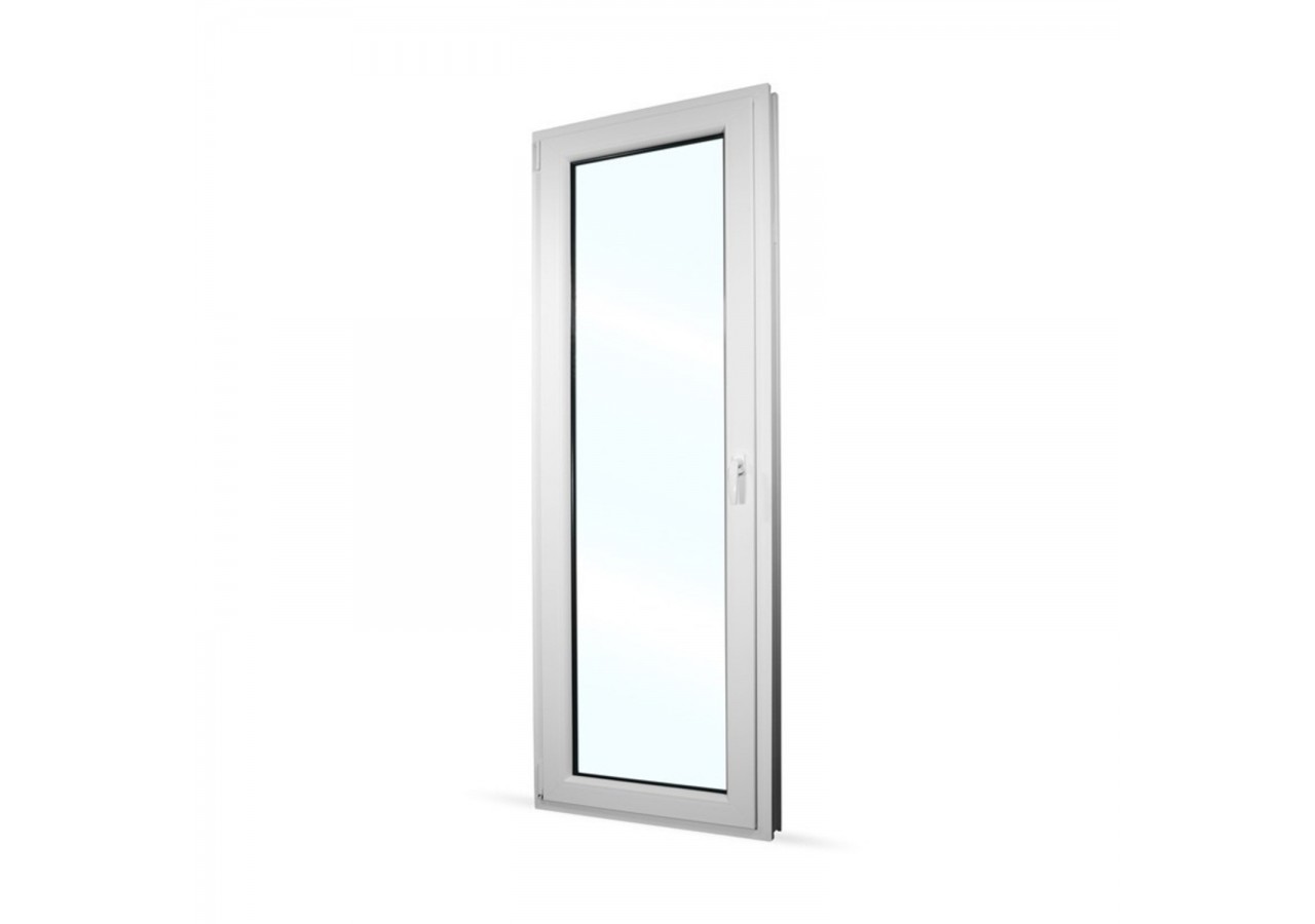 Porte fenêtre oscillo-battante PVC blanc ouvrant gauche L 860mm x H 2150mm