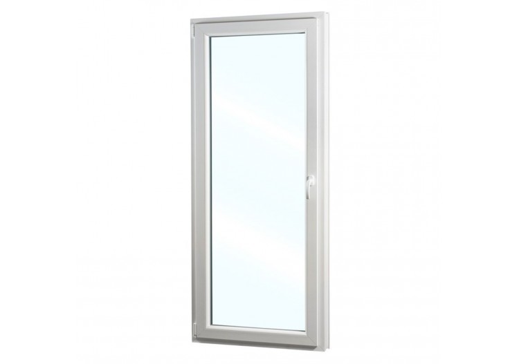 Porte fenêtre oscillo-battante PVC blanc ouvrant gauche L 960mm x H 2150mm