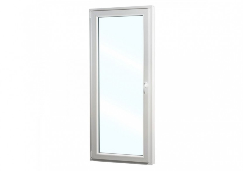 Porte fenêtre oscillo-battante PVC blanc ouvrant gauche L 960mm x H 2150mm