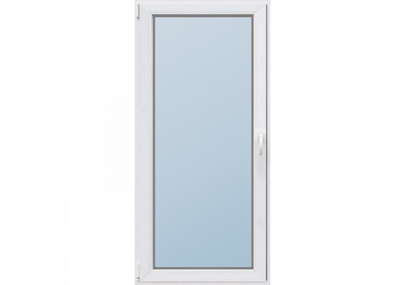 Porte fenêtre oscillo-battante PVC blanc ouvrant gauche L 960mm x H 2150mm