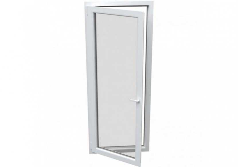 Porte fenêtre oscillo-battante PVC blanc ouvrant gauche L 960mm x H 2150mm