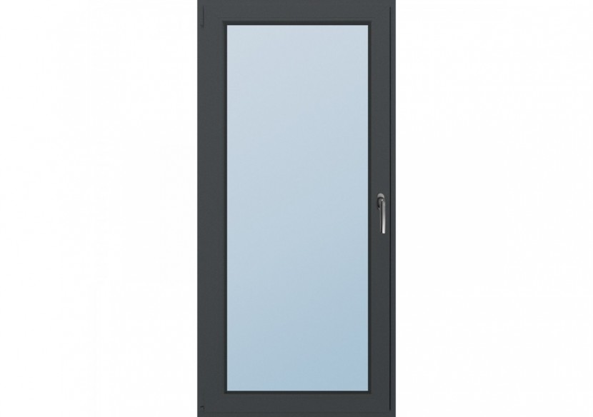 Porte fenêtre oscillo-battante PVC anthracite ouvrant gauche L 860mm x H 2150mm