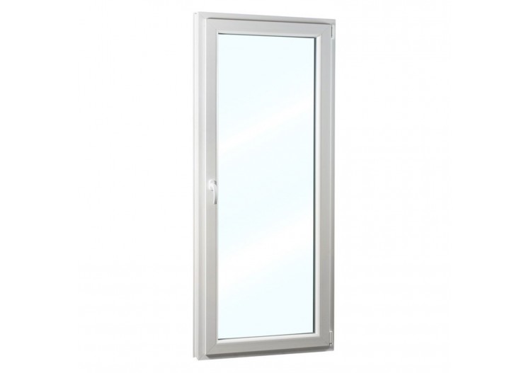 Porte fenêtre oscillo-battante PVC blanc ouvrant droit L 990mm x H 2150mm