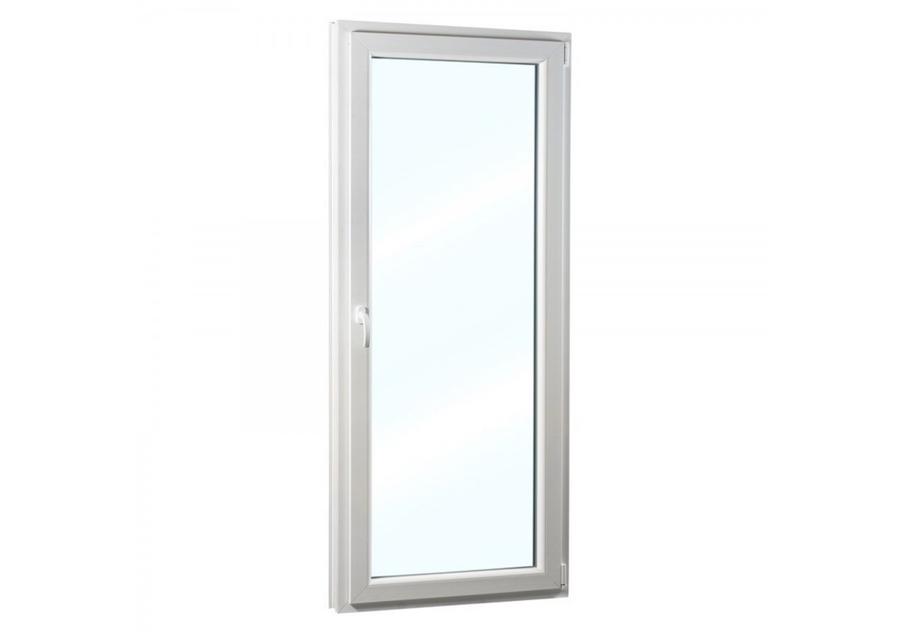 Porte fenêtre oscillo-battante PVC blanc ouvrant droit L 990mm x H 2150mm