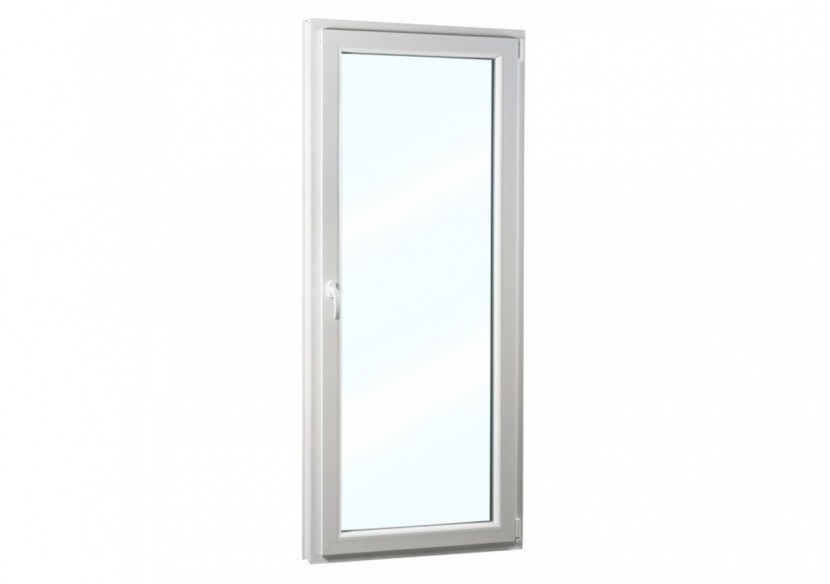 Porte fenêtre oscillo-battante PVC blanc ouvrant droit L 990mm x H 2150mm