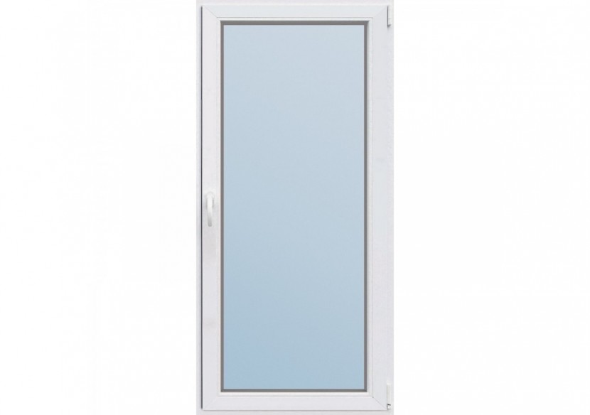 Porte fenêtre oscillo-battante PVC blanc ouvrant droit L 990mm x H 2150mm