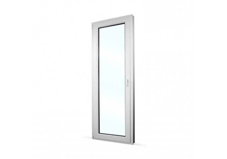 Porte fenêtre oscillo-battante PVC blanc ouvrant gauche L 990mm x H 2150mm