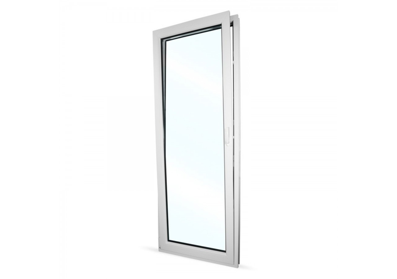Porte fenêtre oscillo-battante PVC blanc ouvrant gauche L 990mm x H 2150mm