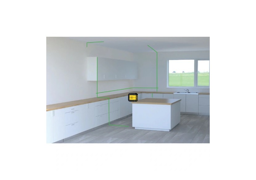 NIVEAU LASER CROIX + EQUERRAGE CROSS90 - VERT - STHT77592-1 - Stanley