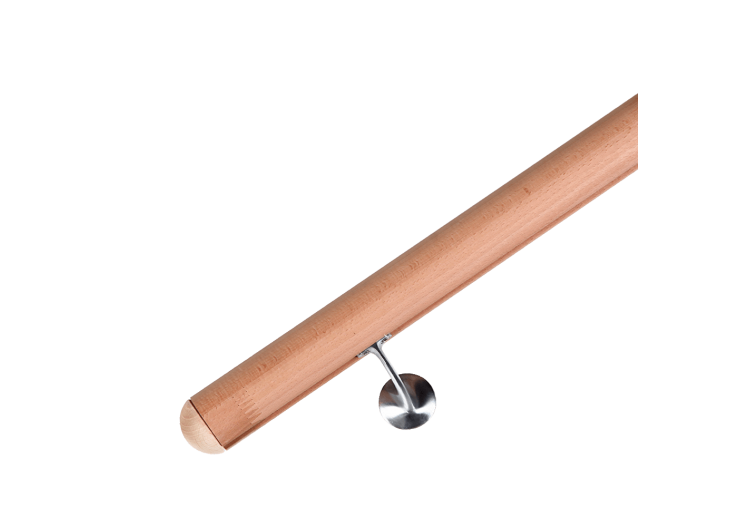 1 Main-courante kit complet Hêtre diamètre 52/1500 - 250095 - Dieda