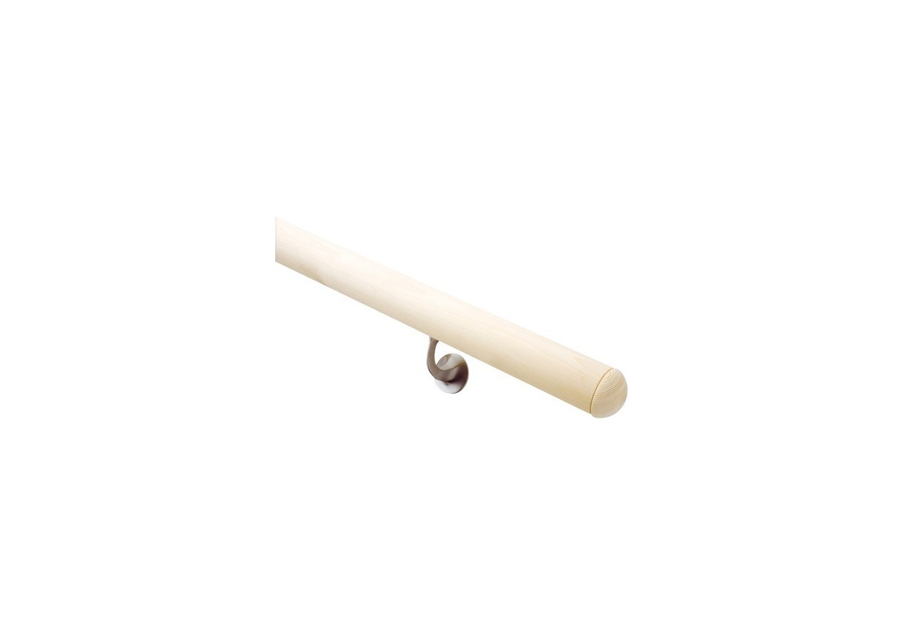 1 Main-courante kit complet Sapin diamètre 52/2250 - 250097 - Dieda