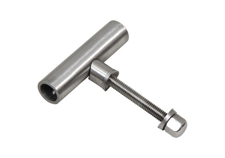 1 Support pour barreau rond plein - Inox 304 - 253305 - Dieda