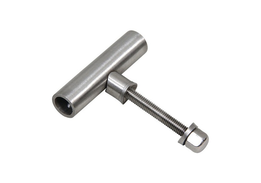 1 Support pour barreau rond plein - Inox 304 - 253305 - Dieda