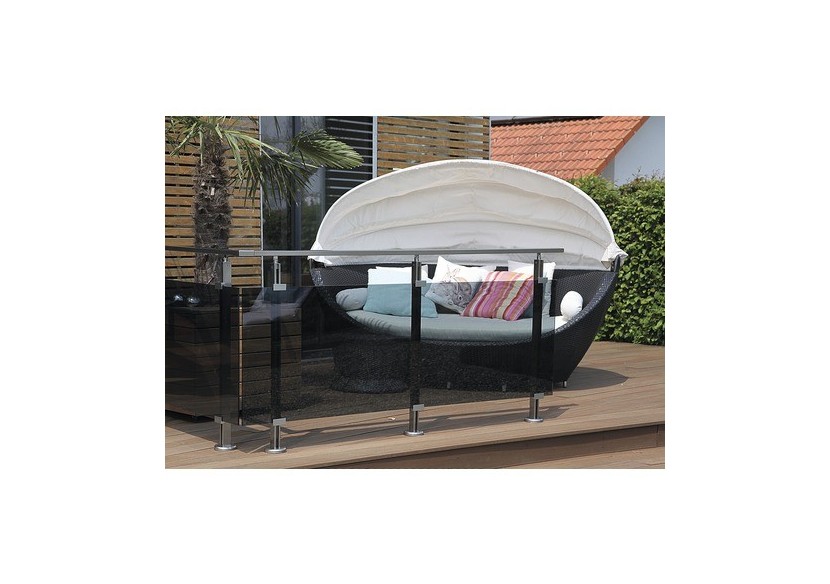 Plaque de verre acrylique 1500 x 673 - ép. 8 mm anthracite - 253325 - Dieda