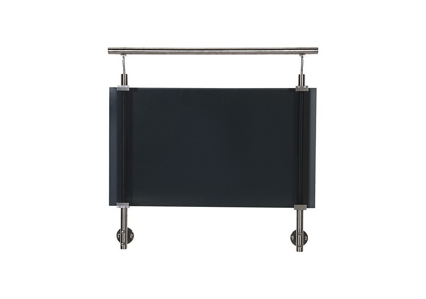 Plaque de verre acrylique 2000 x 673 - ép. 8 mm anthracite - 253326 - Dieda