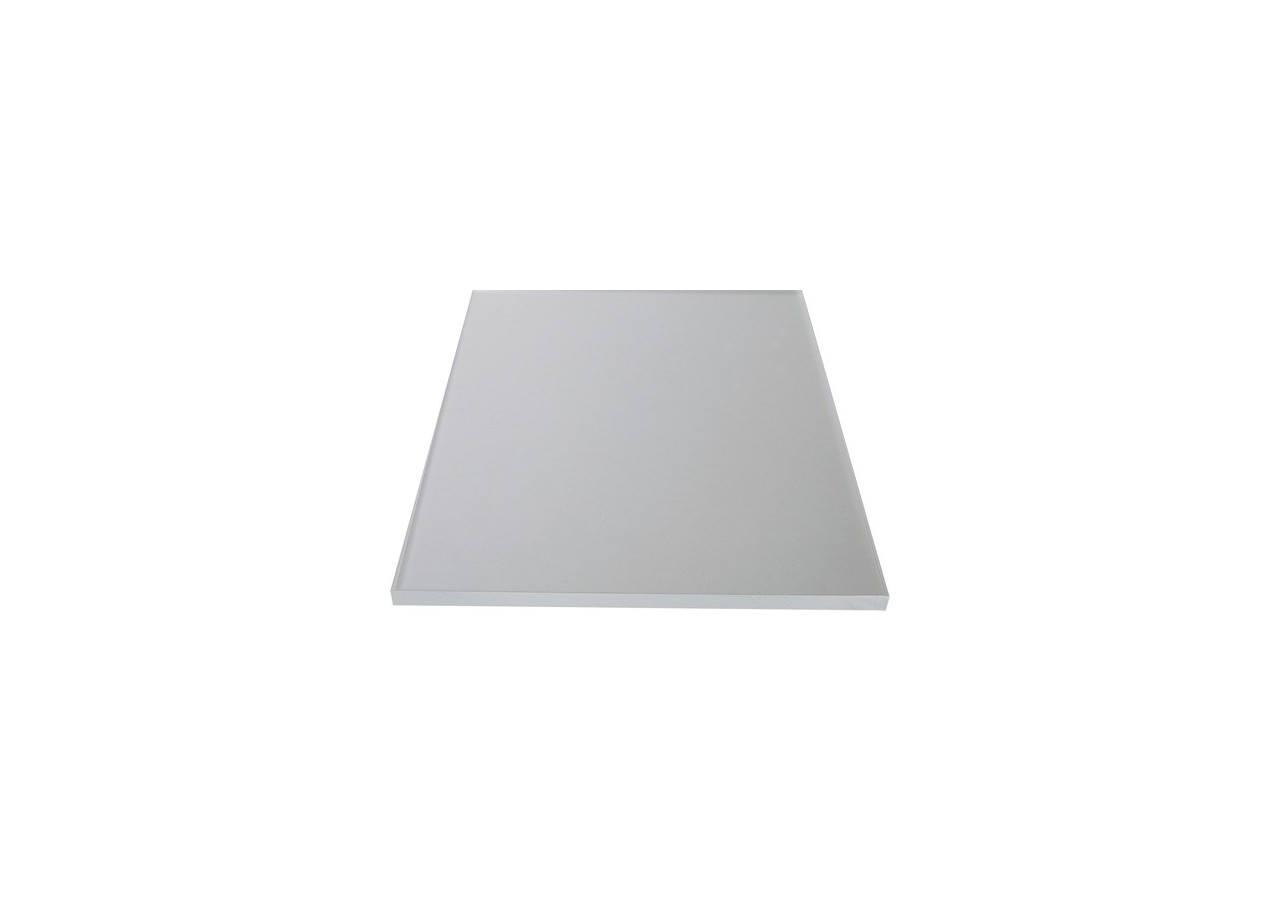 Plaque de verre acrylique 2000 x 673 - ép. 8 mm satiné - 253353 - Dieda