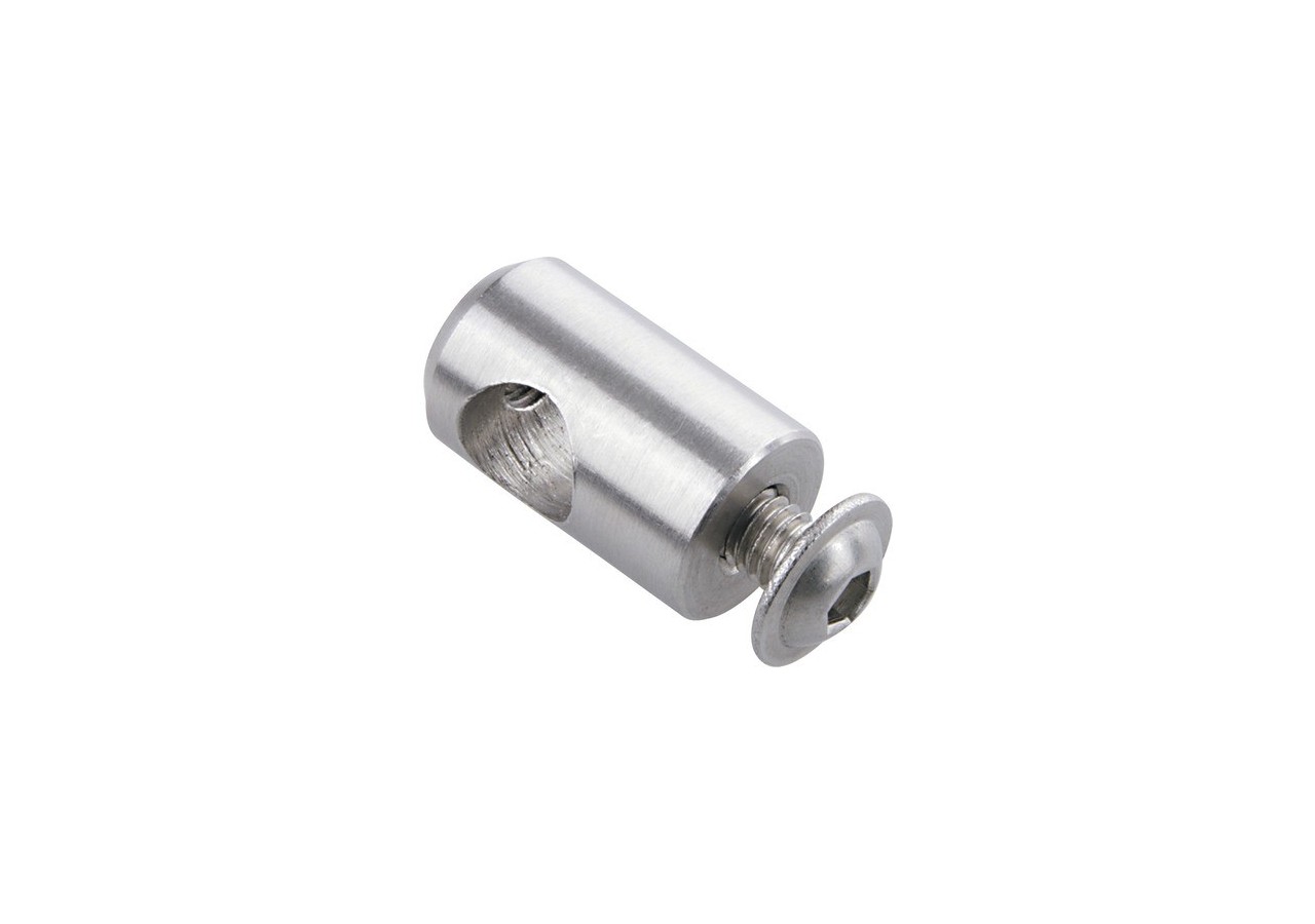 4 Supports pour verre acrylique - barreau - Inox 304 - 253370 - Dieda